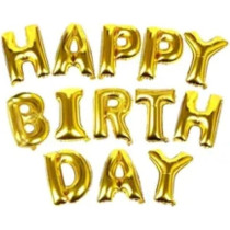 Abbasali Happy Birthday Letter Balloon Set