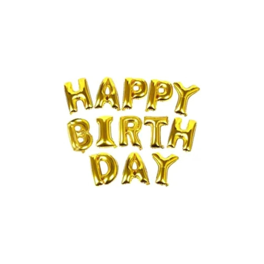 Abbasali Happy Birthday Letter Balloon Set
