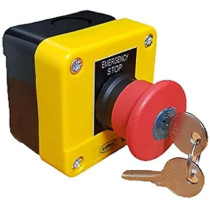 Abbasali Emergency Stop Push Button Switch, Panic Switch With Keys
