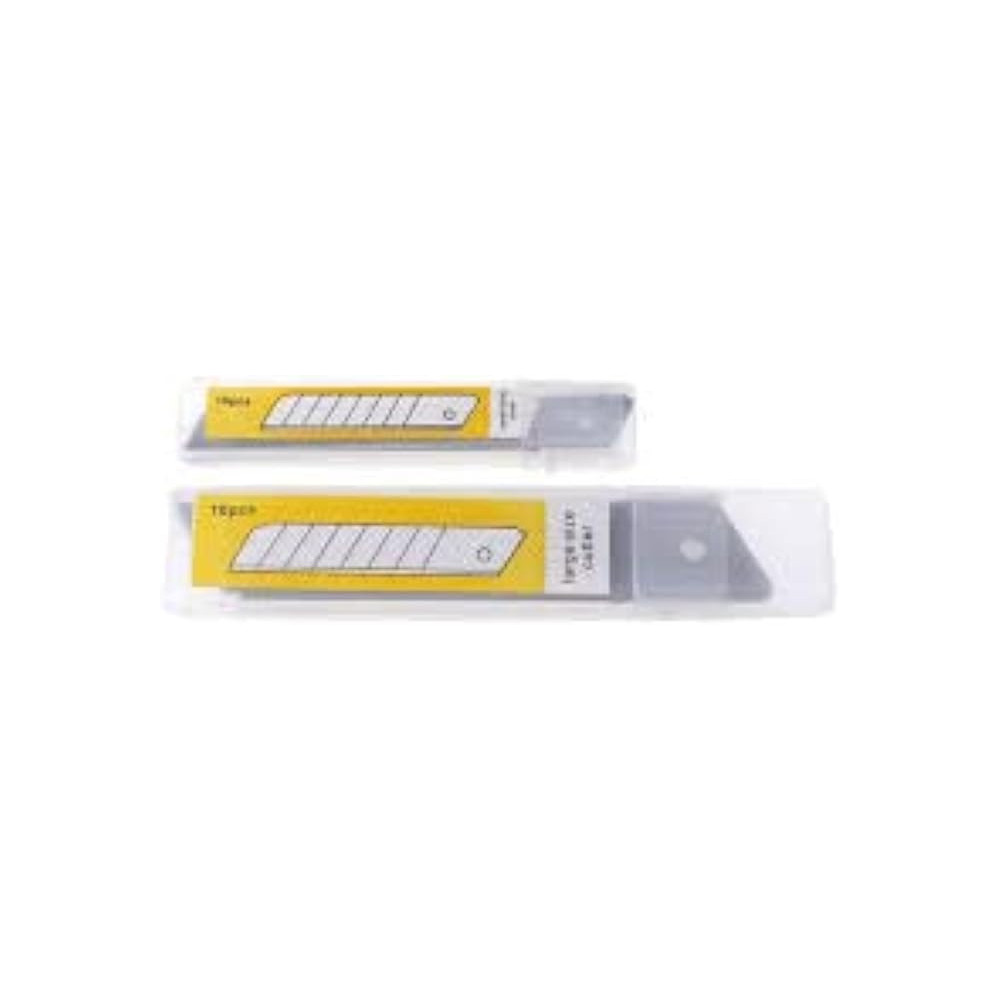 Abbasali Heavy Duty Spare Blades For Knife, 10Pcs In Pack, 9mm