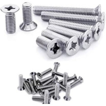 Abbasali Machine Screw CSK Philip And Countersunk Head For DIY Electrical And Kitchen Furniture, Pull Cabinet Door Handles Pack Of 25, M3.5 x 60 mm