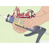 Abbasali Liquid Nail, Ideal For Bonding Of Wood And PVC Skirting Boards, Particleboard, Any Metal, Concrete, Fibrous, Cement Sheet, Brick And Floor Panels With Silicon Gun And Gloves With 6pcs Silicone