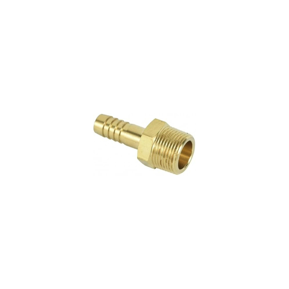 Abbasali Brass Hose Nipple Jar 3/8 Inch x 6mm