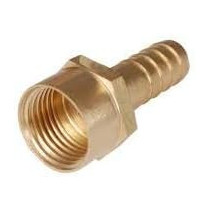 Abbasali Brass Hose Nipple Jar 3/8 Inch x 6mm
