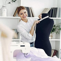 Abbasali Professional 10 Inch Heavy Duty Scissors For Leather Sewing Shears For Tailoring Industrial Strength High Carbon Steel Tailor Shears With Measuring Tape For Cloth