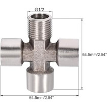 Abbasali Three Line Cross For Connection In Compressor