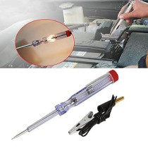 Abbasali 10 Pcs Car Motorcycle Blade Fuses With Tester Pen Tools Kit Clip 3A, 20A, 25A, 30A, 35A, 40A Car Parts Auto Fuses With Tester Pen And Probe Clip