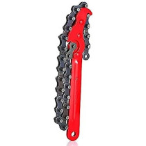 Abbasali 8 Inch Chain Wrench Oil Filter Wrench Spanner Adjustable Removal Universal Auto Car Repair Tools
