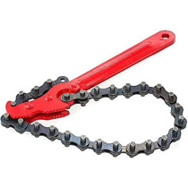 Abbasali 8 Inch Chain Wrench Oil Filter Wrench Spanner Adjustable Removal Universal Auto Car Repair Tools