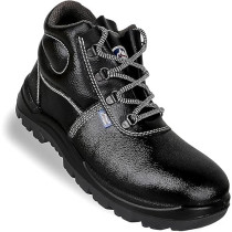 Abbasali Performance Safety Shoe with Steel Toe Cap, Anti Skid Sole, Shock Absorbing, Heat, Oil, Acid And Water Resistant