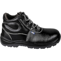 Abbasali Performance Safety Shoe with Steel Toe Cap, Anti Skid Sole, Shock Absorbing, Heat, Oil, Acid And Water Resistant