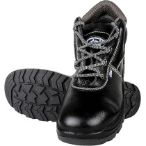 Abbasali Performance Safety Shoe with Steel Toe Cap, Anti Skid Sole, Shock Absorbing, Heat, Oil, Acid And Water Resistant