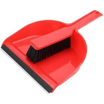 Generic Durable Dustpan And Brush Set, Polymer Construction, Dust Clearing And Picking Tool Perfect For Home Or Office Use, Accommodates Any Broom/Hand Brush