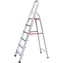 Generic Aluminium Steps Household Ladder, 6 Steps