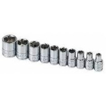 Abbasali Short Socket Drive 1/4 Inch 6Pt, 8mm