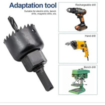 Abbasali 16Pcs Hole Saw Cutter Kit And Adjustable Circle Cutter For Wood, Plasterboard, Gypsum Board, Plastic