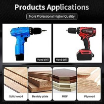 Abbasali 16Pcs Hole Saw Cutter Kit And Adjustable Circle Cutter For Wood, Plasterboard, Gypsum Board, Plastic