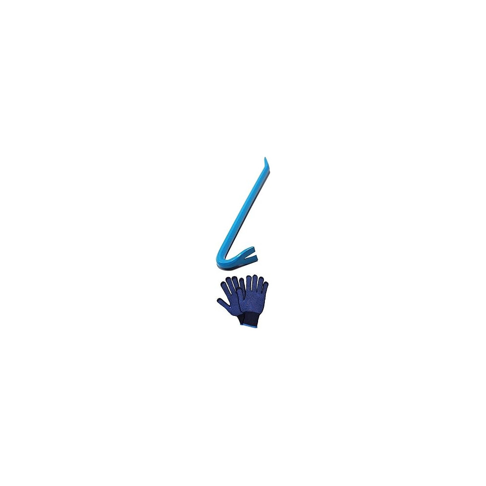 Abbasali Multi Functional Nail Puller High Strength Heavy-Duty Crowbar With Gloves, 90Cm