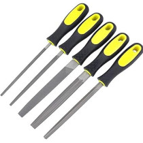 Abbasali Crafts Wood File Steel File Rasp 8 Inch, Flat, Half Round, Round