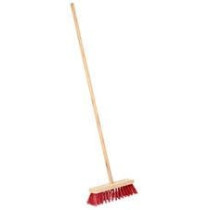Abbasali Hard Broom Garden Sweeping Brush With Stick