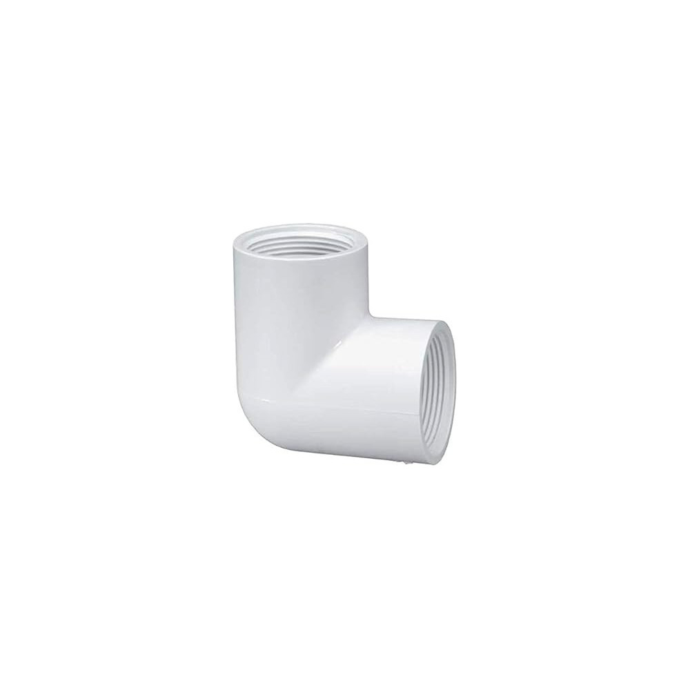 Abbasali PVC Female Elbow 90 Degree For Water Pipes Pack Of 5 Pieces, 1 Inch