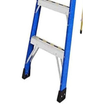 Abbasali 6Ft Fiberglass Step Ladder, 1.8M