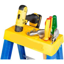 Abbasali 8Ft Fiberglass Step Ladder, 2.4M