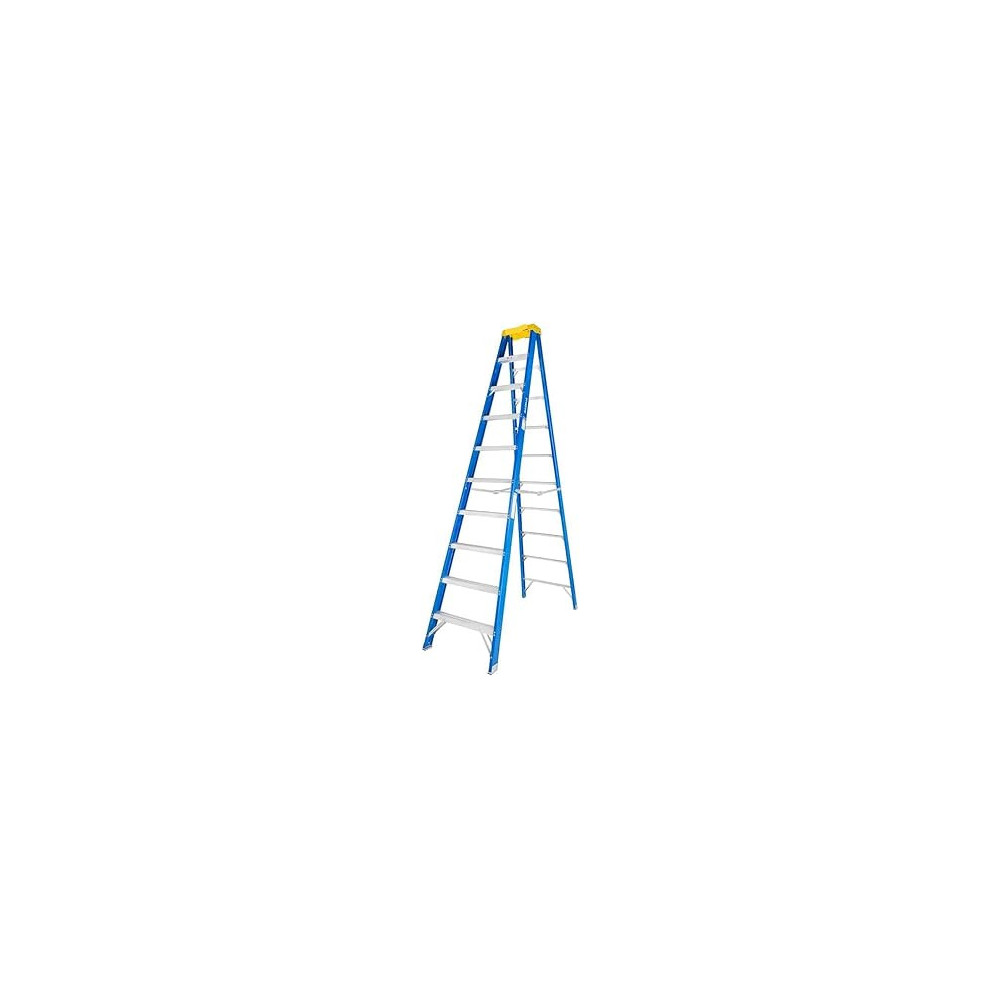 Abbasali 10Ft Fiberglass Step Ladder, 3M