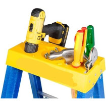 Abbasali 10Ft Fiberglass Step Ladder, 3M