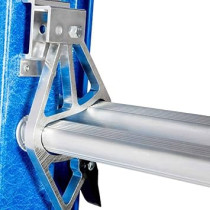 Abbasali 24Ft Fiberglass Double Extension Ladder, 7.3M