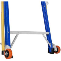 Abbasali 4Ft Fiberglass Platform Ladder, 2M