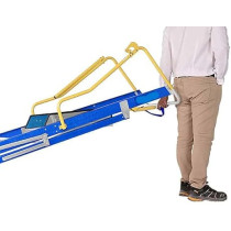 Abbasali 4Ft Fiberglass Platform Ladder, 2M