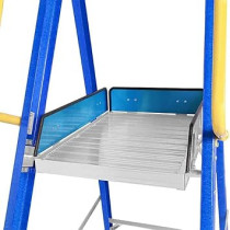 Abbasali 4Ft Fiberglass Platform Ladder, 2M