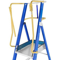 Abbasali 4Ft Fiberglass Platform Ladder, 2M
