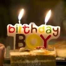 Abbasali Birthday Boy Theme Candle Set Of 1 For Baby Boy, Kids, 1St Birthday Cake Party Decoration