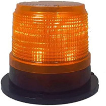 Abbasali Wireless Magnet Solar Warning Light Orange