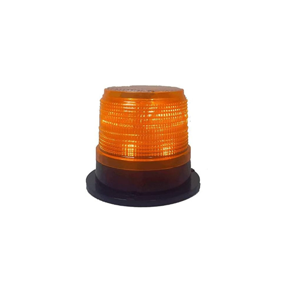 Abbasali Wireless Magnet Solar Warning Light Orange