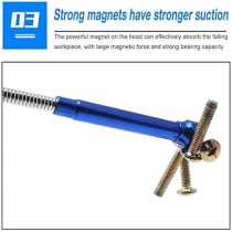 Abbasali Claw Magnetic Pick-Up Tool 4 Claws With Bright Led Light Flexible Spring Magnet