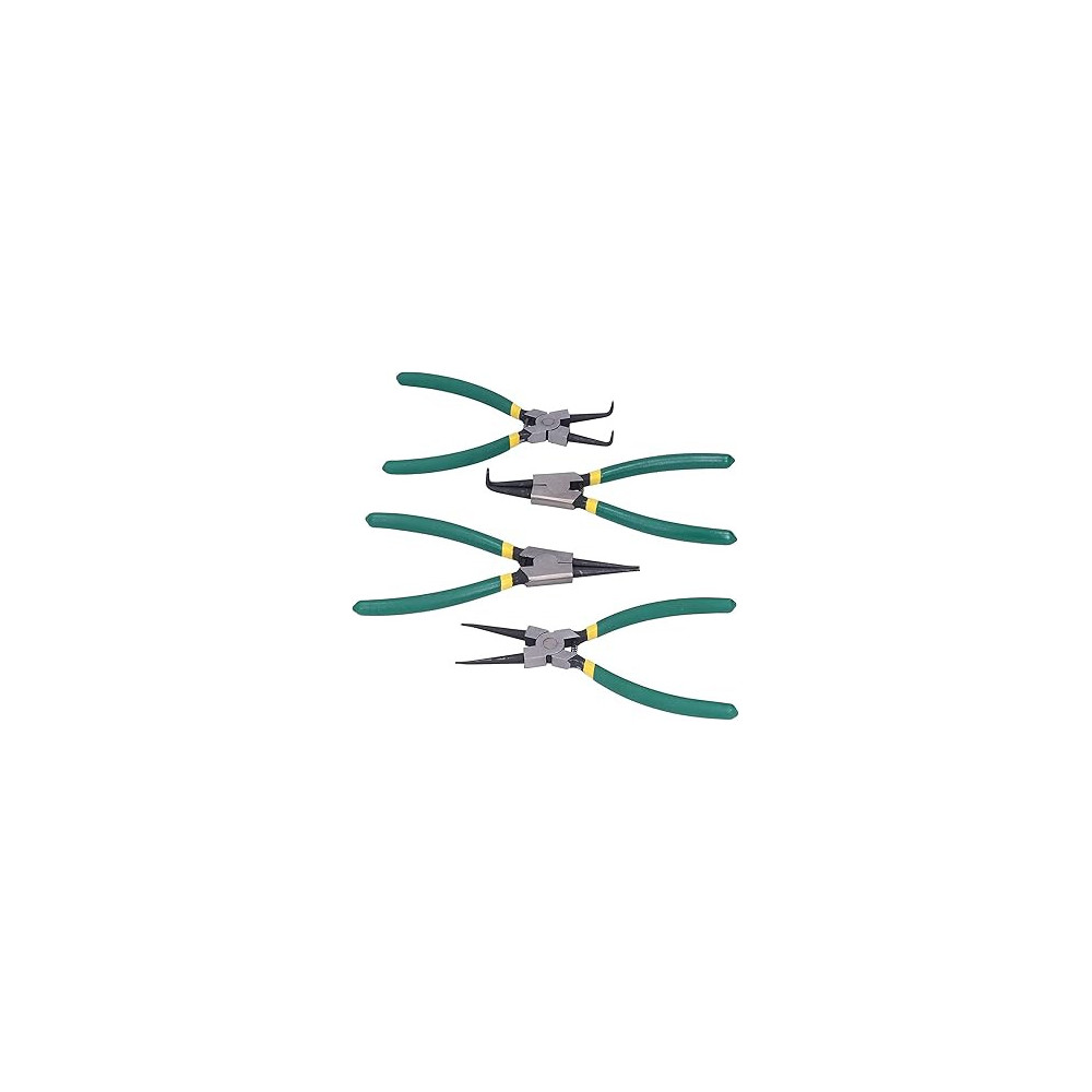 Abbas Ali 7 InchCirclip Pliers, Set of 4 Comfortable Grip High Hardness for Jewelry Making for Jewelry Repair Jewelry for Crafts