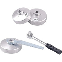 Abbas Ali 23pcs Aluminum Alloy Cup Type Oil Filter Cap Wrench Socket Removal Tool Set with a Storage Case
