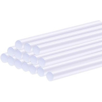Generic Hot Glue Sticks 10, 20, 35 pcs 11 mm x 290 mm, 4 Inch inch x 12 Inch High Quality Transparent Compatible with Most Glue Guns, Multipurpose tool for DIY Art Crafts, 20 Pcs