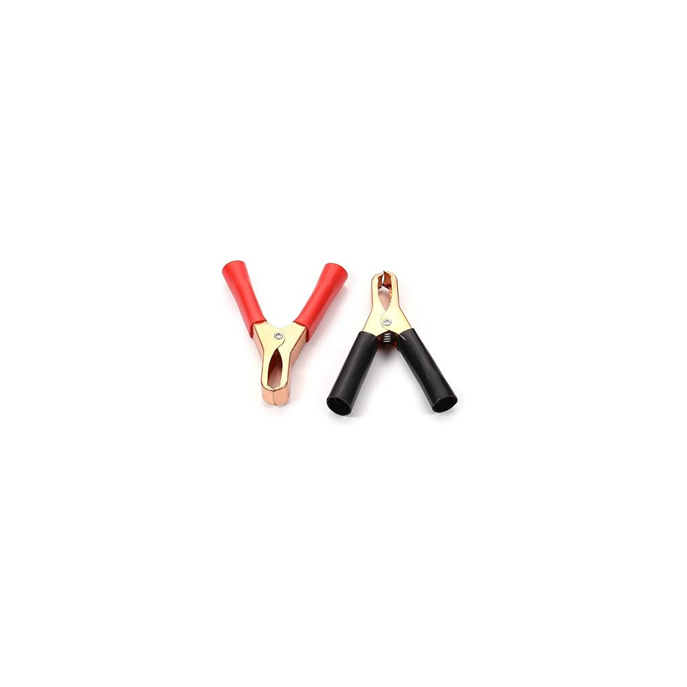 Abbas Ali Test Clamp Red Black Connecting Battery Alligator Clip Clamp, 300 AMP
