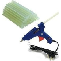 Abbas Ali Heavy Duty Glue Gun With Glue Stick, Blue, HL-8-60W, 10 PCS