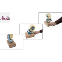 Abbas Ali Packing Tape Dispenser, Durable Handheld Adhesive Tape Industrial Gun For Shipping, Moving, Carton and Box Sealing, Fits 2 Inch Wide Rolls , 6 PCS TAPES