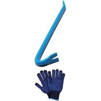 Abbas Ali Multi Functional Nail Puller High Strength Heavy-Duty Crowbar With Gloves , 60 cm
