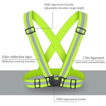 Abbas Ali Reflective Vest Adjustable Suitable for Running Or Cycling