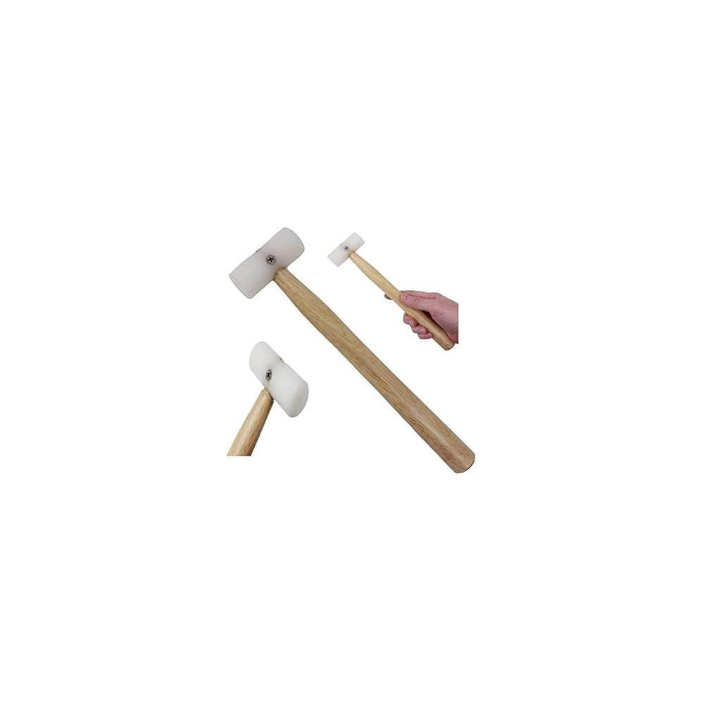 Abbas Ali Head Hammer With Wood Handle Artistic Hammer Designed, 250g