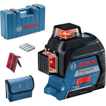 Bosch Professional Laser Level GLL 3-80 , Red laser, Interior, Working Range, up to 30M, 4 x AA Battery