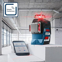 Bosch GLL 3-80 C Professional Line Laser with BT 150 Tripod