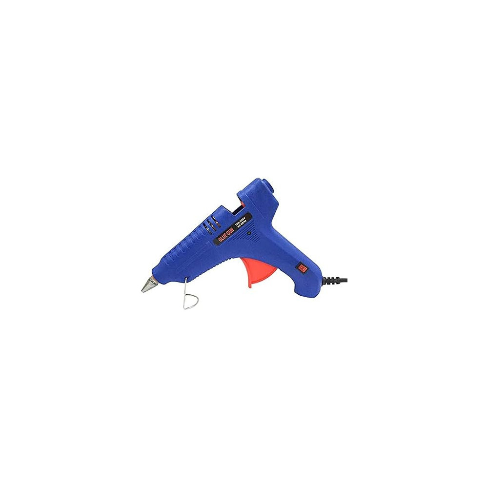 Generic 60W Blue Glue Gun with 10 Glue Sticks, Model HL-8